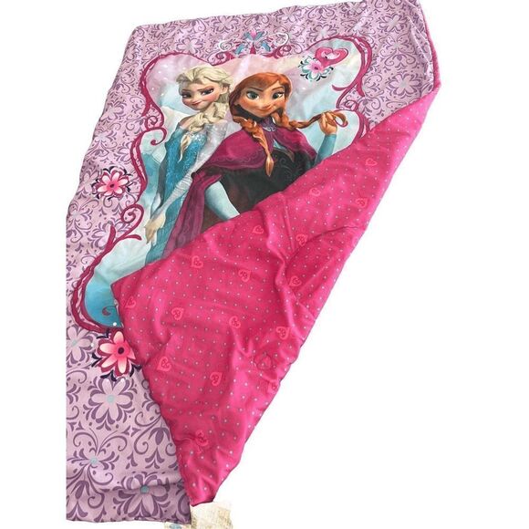 Frozen Anna and Elsa Blanket 42 X 53 Inches - Picture 3 of 12